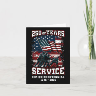 Amerikanische Feier zum 250. Jahrestag 250 Jahre U Karte