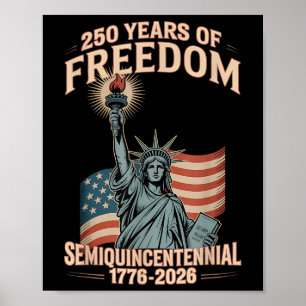 Amerikanische Feier zum 250. Jahrestag 250 Jahre U Poster
