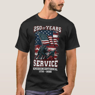 Amerikanische Feier zum 250. Jahrestag 250 Jahre U T-Shirt