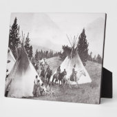 Amerikanische Fernkäfige, Montana, c.1900 (b/w) Fotoplatte (Seite)