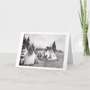 Amerikanische Fernkäfige, Montana, c.1900 (b/w) Karte