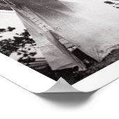 Amerikanische Fernkäfige, Montana, c.1900 (b/w) Poster (Ecke)