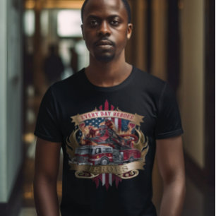 Amerikanische Feuerwehrhelden T-Shirt