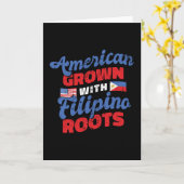 Amerikanische Filipino Karte (Gelbe Blume)