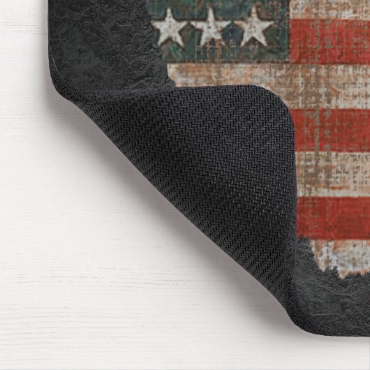 Amerikanische Flag-Adler Mousepad (Ecke)