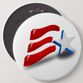 AMERIKANISCHE FLAG BUTTON (Vorne & Hinten)