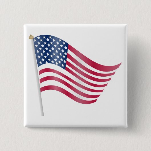 AMERIKANISCHE FLAG BUTTON (Vorderseite)