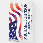Amerikanische Flag Custom Political Campaiection Banner (Vertikal)
