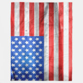 AMERIKANISCHE FLAG FLEECEDECKE (Vorderseite)