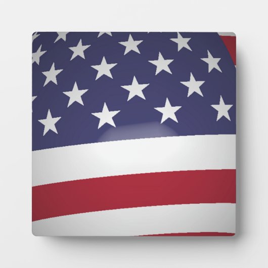 AMERIKANISCHE FLAG FOTOPLATTE (Vorderseite)