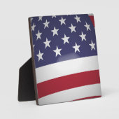 AMERIKANISCHE FLAG FOTOPLATTE (Vorderseite)