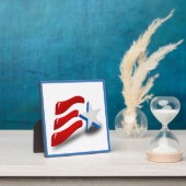 AMERIKANISCHE FLAG FOTOPLATTE (InSitu)