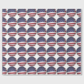 AMERIKANISCHE FLAG GESCHENKPAPIER (Flach)