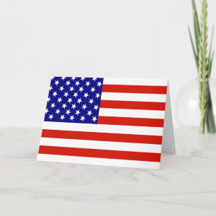 AMERIKANISCHE FLAG KARTE