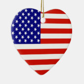 AMERIKANISCHE FLAG KERAMIK ORNAMENT (Rechts)