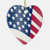 AMERIKANISCHE FLAG KERAMIK ORNAMENT (Rechts)