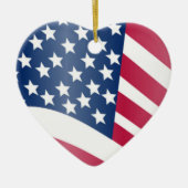 AMERIKANISCHE FLAG KERAMIK ORNAMENT (Vorne)