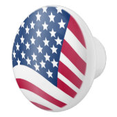 AMERIKANISCHE FLAG KERAMIKKNAUF (Rechts)