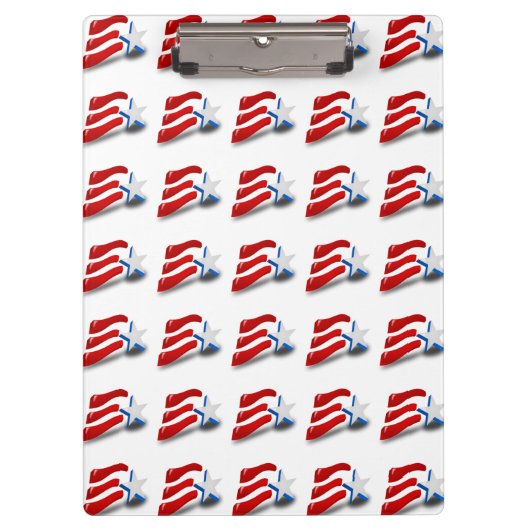 AMERIKANISCHE FLAG KLEMMBRETT (Vorderseite)