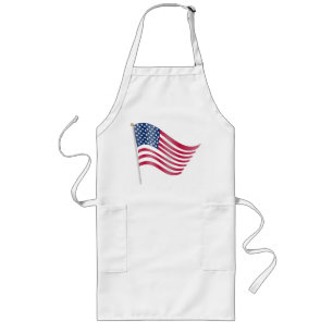 AMERIKANISCHE FLAG LANGE SCHÜRZE