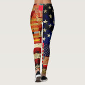 "AMERIKANISCHE FLAG" LEGGINGS (Rückseite)