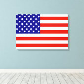 AMERIKANISCHE FLAG LEINWANDDRUCK (Insitu (Holzboden))