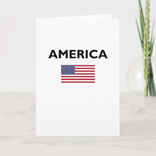 Amerikanische Flag-Light-Color-Blank Karte