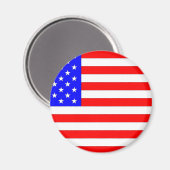 AMERIKANISCHE FLAG MAGNET (Vorderseite/Rückseite)