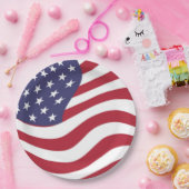 AMERIKANISCHE FLAG PAPPTELLER (Party)