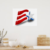 AMERIKANISCHE FLAG POSTER (Küche)
