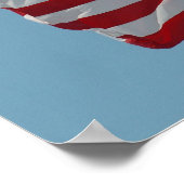 AMERIKANISCHE FLAG POSTER (Ecke)