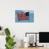 AMERIKANISCHE FLAG POSTER (Heimbüro)