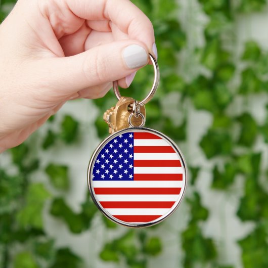 AMERIKANISCHE FLAG SCHLÜSSELANHÄNGER (Hand)
