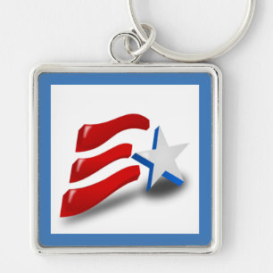 AMERIKANISCHE FLAG SCHLÜSSELANHÄNGER