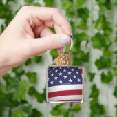 AMERIKANISCHE FLAG SCHLÜSSELANHÄNGER (Hand)