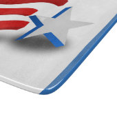AMERIKANISCHE FLAG SCHNEIDEBRETT (Ecke)
