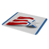 AMERIKANISCHE FLAG SCHNEIDEBRETT (Ecke)