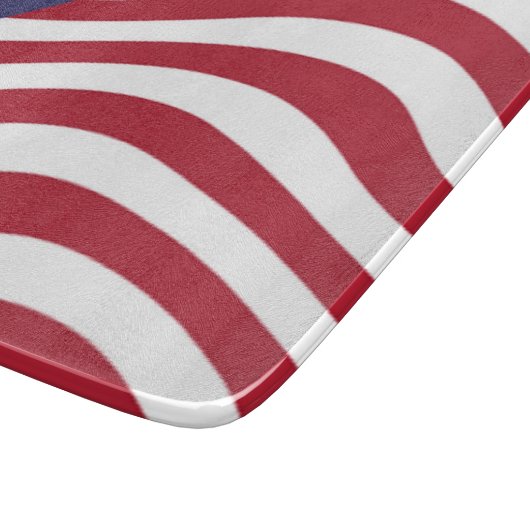 AMERIKANISCHE FLAG SCHNEIDEBRETT (Ecke)