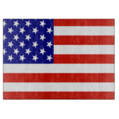 AMERIKANISCHE FLAG SCHNEIDEBRETT (Vorderseite)