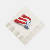 AMERIKANISCHE FLAG SERVIETTE (Ecke)