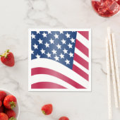 AMERIKANISCHE FLAG SERVIETTE (Beispiel)