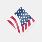 AMERIKANISCHE FLAG SERVIETTE (Ecke)