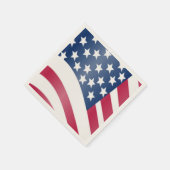 AMERIKANISCHE FLAG SERVIETTE (Ecke)