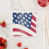 AMERIKANISCHE FLAG SERVIETTE (Beispiel)