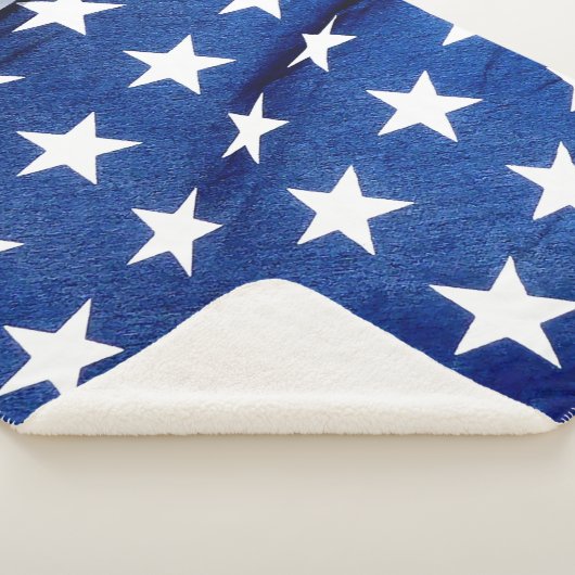 AMERIKANISCHE FLAG SHERPADECKE (3/4)