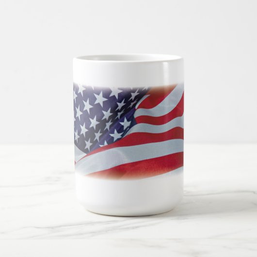 AMERIKANISCHE FLAG-TASSE KAFFEETASSE (Mittel)