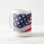 AMERIKANISCHE FLAG-TASSE KAFFEETASSE (Vorderseite Links)