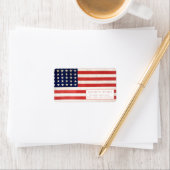 AMERIKANISCHE FLAGADRESSETIKETTEN ADRESSAUFKLEBER (Insitu)