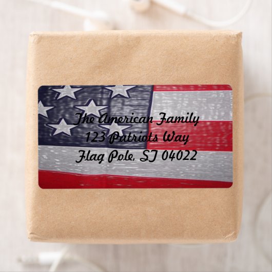 Amerikanische Flagge (Insitu)