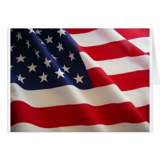 Amerikanische Flagge (Vorderseite (Horizontal))